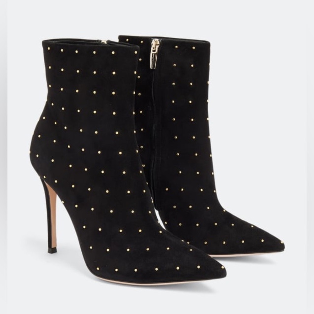 Tyle Studded Ankle Boots- Gianvito Rossi